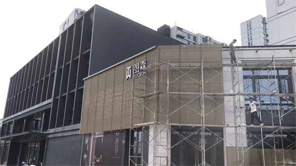 钢丝网门头